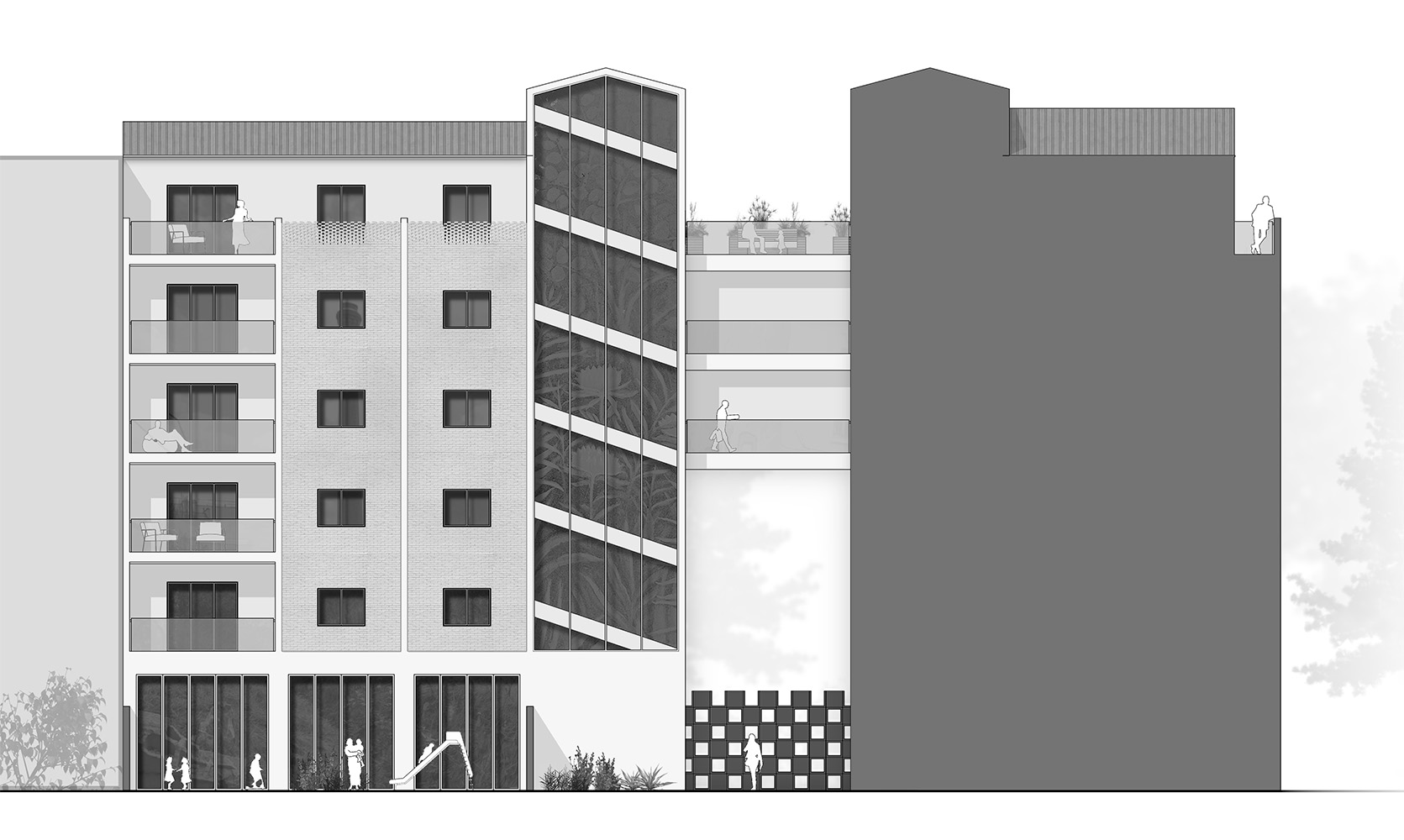 Elevation Sud